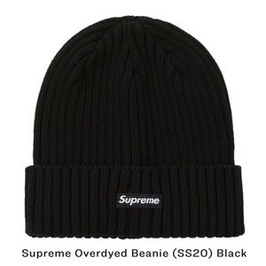 Supreme Overdyed Beanie + Stickers NWT